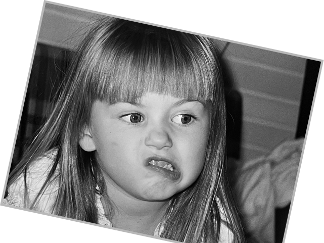 Margot as a baby